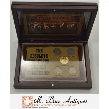 Historic Coin Collection - Old West The Obsolete Racketeer Nickels Collection*** Nicely Packed US Coins!