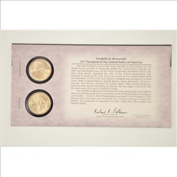 Historic Coin Collection - P & D Franklin D. Roosevelt Presidential Dollars Nicely Packed US Coins!