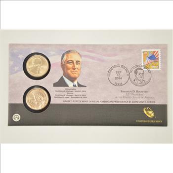Historic Coin Collection - P & D Franklin D. Roosevelt Presidential Dollars Nicely Packed US Coins!