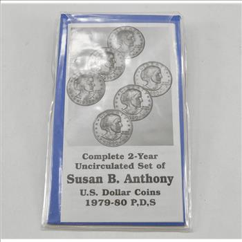 Historic Coin Collection - Susan B. Anthony Dollar Set Nicely Packed US Coins!