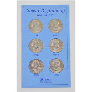 Historic Coin Collection - Susan B Anthony Dollar Set Nicely Packed US Coins!