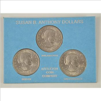 Historic Coin Collection - Susan B. Anthony Dollars Nicely Packed US Coins!