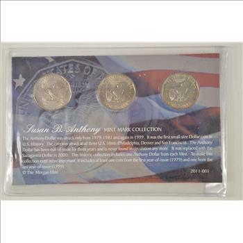 Historic Coin Collection - Susan B. Anthony Mint Mark Collection Nicely Packed US Coins!