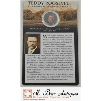 Historic Coin Collection - Teddy Roosevelt Commemorative Quarter Dollar*** Nicely Packed US Coins!