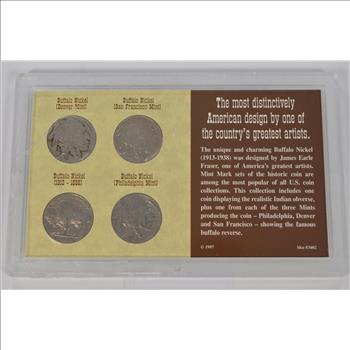 Historic Coin Collection - The Historic Buffalo Nickel Mint Mark Collection - Nicely Packed US Coins!
