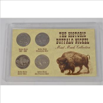 Historic Coin Collection - The Historic Buffalo Nickel Mint Mark Collection - Nicely Packed US Coins!