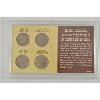 Historic Coin Collection - The Historic Buffalo Nickel Mint Mark Collection Nicely Packed US Coins!