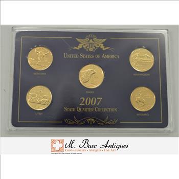 Historic Coin Collection - United States of America 2007 State Quarter Collection*** Nicely Packed US Coins!