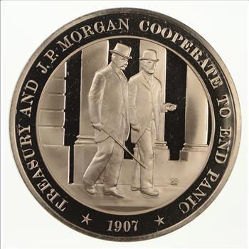 Historic High Relief Bronze Medallion - Franklin Mint