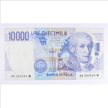 Historic Italian Paper Money Currency - Interesting Note from Italy
