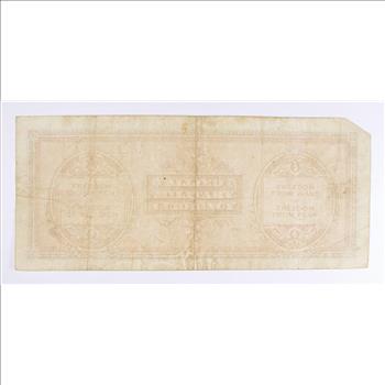 Historic Italian Paper Money Currency - Interesting Note from Italy
