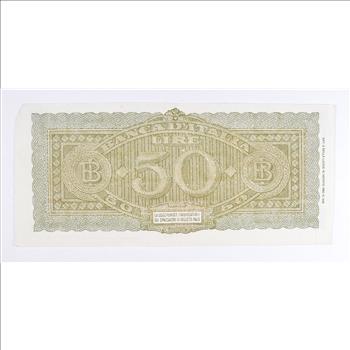 Historic Italian Paper Money Currency - Interesting Note from Italy