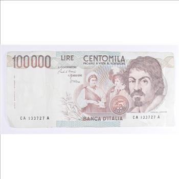 Historic Italian Paper Money Currency - Interesting Note from Italy