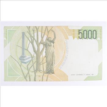 Historic Italian Paper Money Currency - Interesting Note from Italy