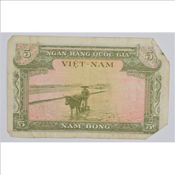 Historic Vietnam Currency Note - Great History