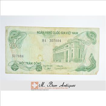 Historic Vietnam Currency Note - Great History