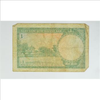 Historic Vietnam Currency Note - Great History