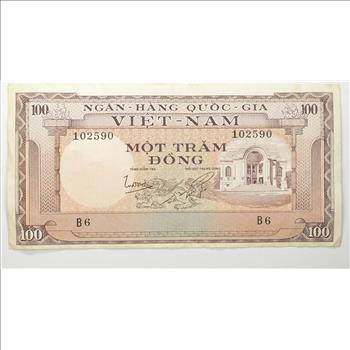 Historic Vietnam Currency Note - Great History
