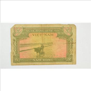 Historic Vietnam Currency Note - Great History