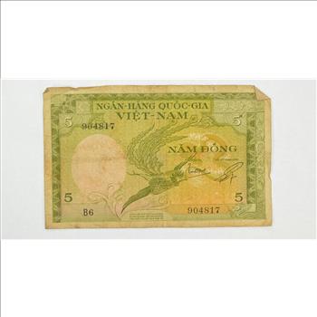 Historic Vietnam Currency Note - Great History