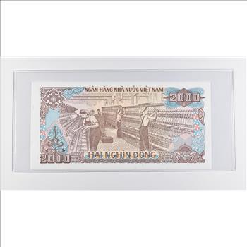 Historic World Bank Note 1988 Vietnam 2000 Dong Collectible Currency