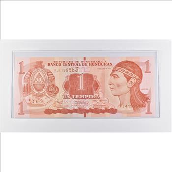 Historic World Bank Note 2014 Honduras 1 Lempira Collectible Currency