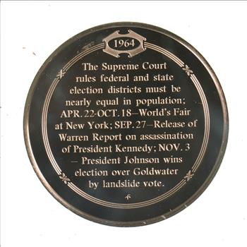 HUGE Bronze Medal Depicting Equal Representation Means One Man One Vote