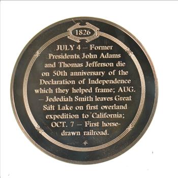 HUGE Bronze Medal Depicting The Nation Celebrates Its 50th Anniversary