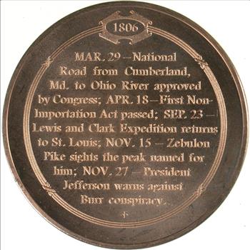 Interesting - Vintage Medal Medallion - Commemorative - Neat History