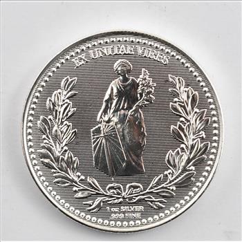 John Wick Continental Coin 1 oz .999 Silver Round BU Lion and Lady Liberty