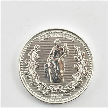 John Wick Continental Coin 1 oz .999 Silver Round BU Lion and Lady Liberty