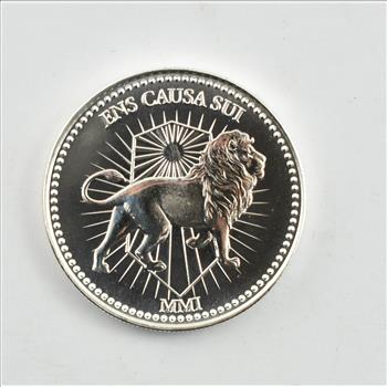 John Wick Continental Coin 1 oz .999 Silver Round BU Lion and Lady Liberty