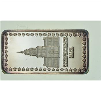 Limited - 1 Oz Silver Bar Independence Hall - .999 Fine Silver ...
