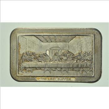 Limited - 1 Oz Silver Bar The Last Supper - .999 Fine Silver