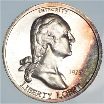 Limited SILVER 1 Oz Round 1979 Liberty Lobby Eagle .999 Fine Silver