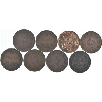 Lot 1932 1941 1929 1932 1941 1920 1921 1929 Canada 1 Cents Penny