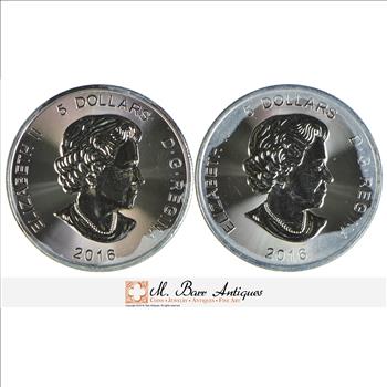 Lot of (2 Pcs) 2016 Canadian Panther 1 Oz .999 Silver Coin - Low Mintage