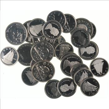 Lot of Canadian Proof/Prooflike Cents/Nickels/Dimes