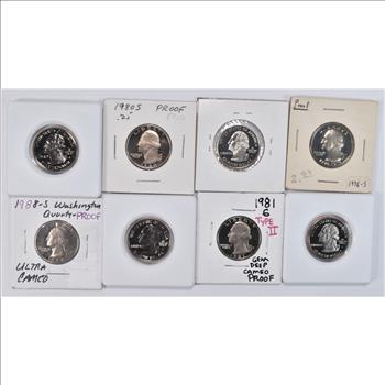 Lot of PROOF Washington Quarters - You get them ALL