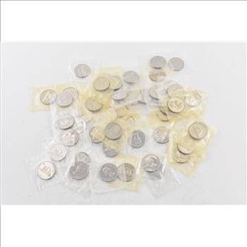 Lot Roll 40 Mixed Canadian Nickel Canada PL Proof Like Set 1960's Collection