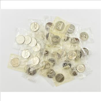 Lot Roll 40 Mixed Canadian Nickel Canada PL Proof Like Set 1960's Collection