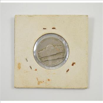 Major Error: 1947 Jefferson Nickel - Lamination Error Reverse