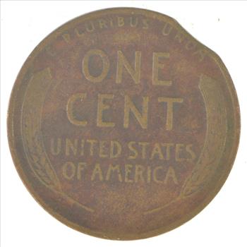 Major Error - Clipped Planchet Error - Lincoln Cent - 1944 - Neat