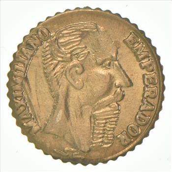 Maximillion Mexican Mini Gold Token