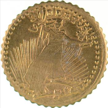 MINI Saint Gauden's Replica Gold Coin