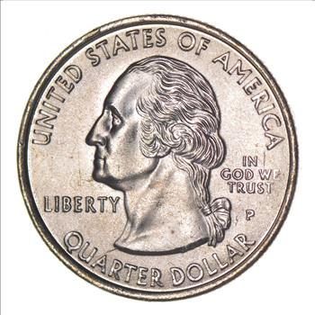 Mint ERROR - DIE Crack -1999 Georgia State Quarter - Collectible!