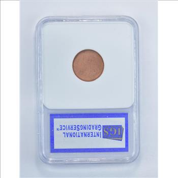 MINT ERROR No Date Lincoln Cent Blank Planchet - Type 2 ERROR - Slabbed IGS