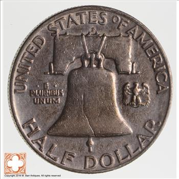 MINT MARK - 1954-D FRANKLIN HALF DOLLAR