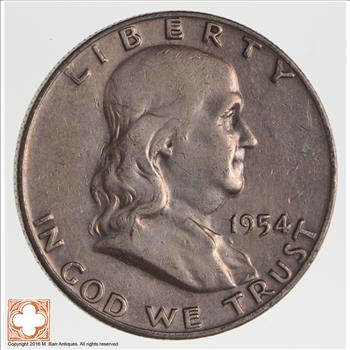 MINT MARK - 1954-D FRANKLIN HALF DOLLAR