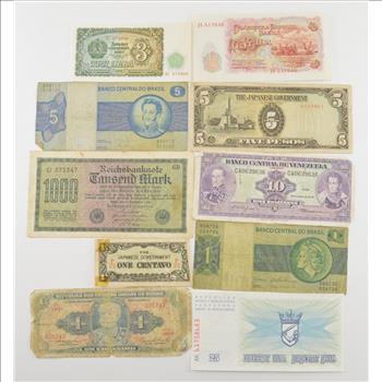 Mixed Lot of WORLD Currency - Nice assortment